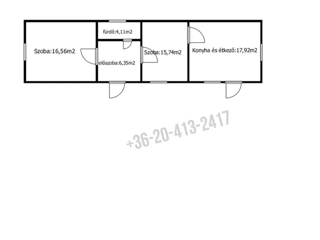 Eladó ház Táborfalva 61 nm
