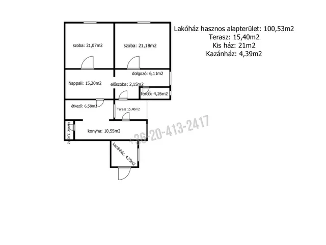 Eladó ház Pilis 100 nm