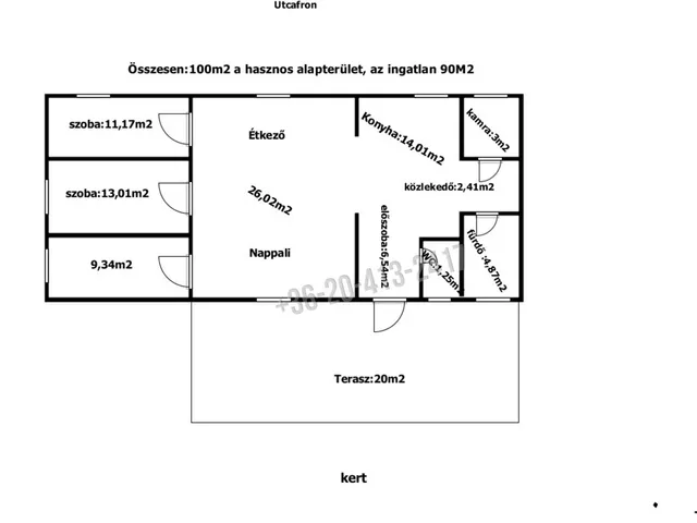 Eladó ház Örkény 100 nm