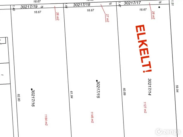 Eladó telek Nyíregyháza, Sóstógyógyfürdő, Sikló utca 1190 nm