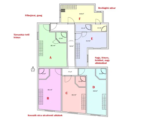 Eladó lakás Debrecen, Kossuth utca 21 nm