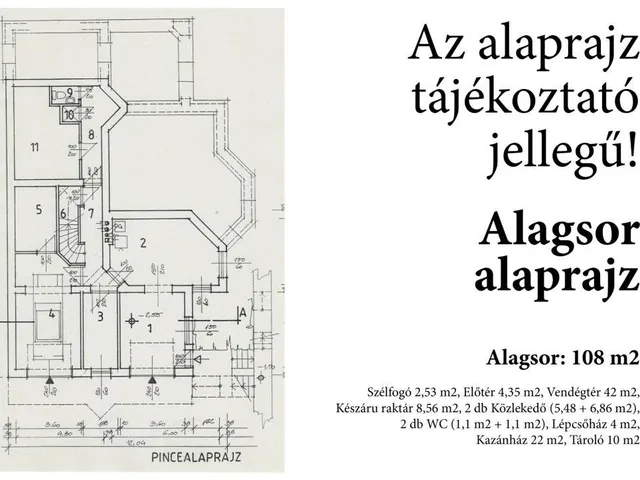 Eladó ház Vácrátót 388 nm