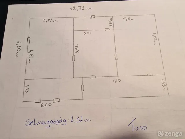 Eladó telek Tass 484 nm