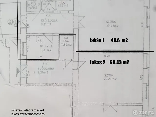 Eladó lakás Budapest VII. kerület, Belső-Erzsébetváros 110 nm