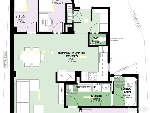 Eladó lakás Budapest XII. kerület, Krisztinaváros XII. ker. 78 nm