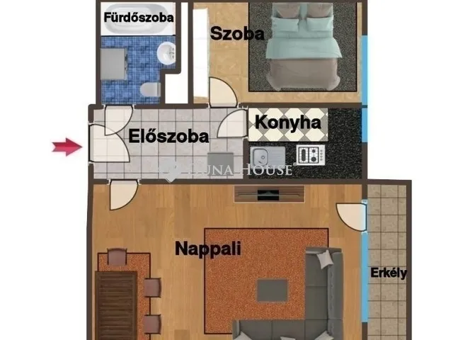 Eladó lakás Budapest XIX. kerület, Felső Kispest 35 nm