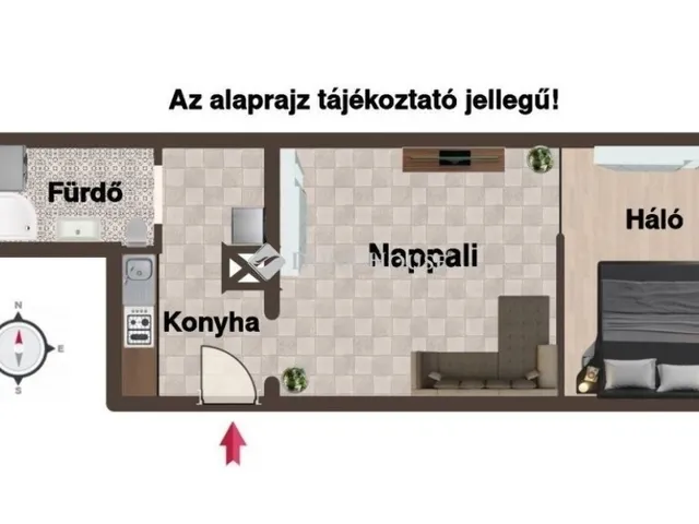 Eladó lakás Budapest VIII. kerület 30 nm