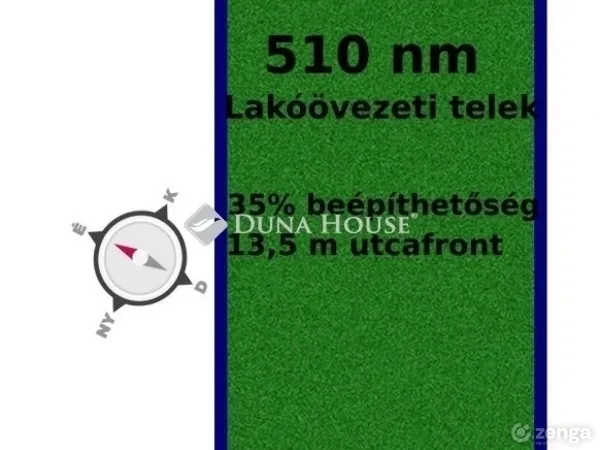 Eladó telek Budapest XVIII. kerület 510 nm