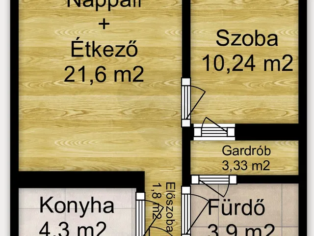 Eladó lakás Budapest XIV. kerület, Rákosfalva 46 nm
