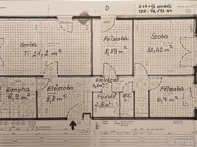 Eladó lakás Budapest XVII. kerület, Rákoskeresztúr 73 nm