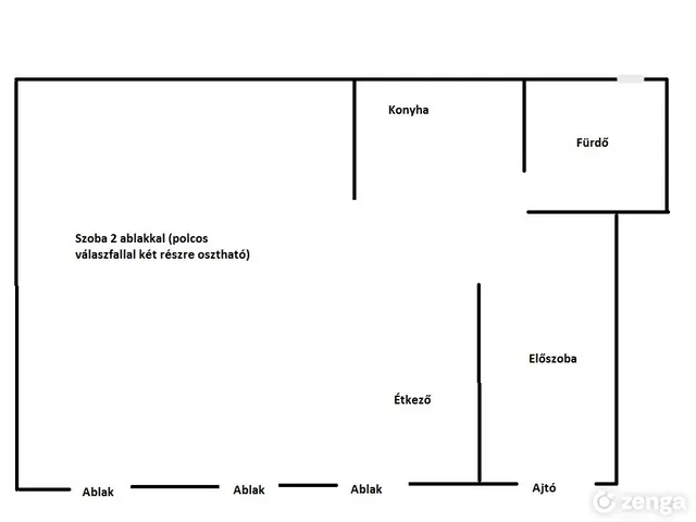 Kiadó lakás Budapest III. kerület, Rómaifürdő 40 nm