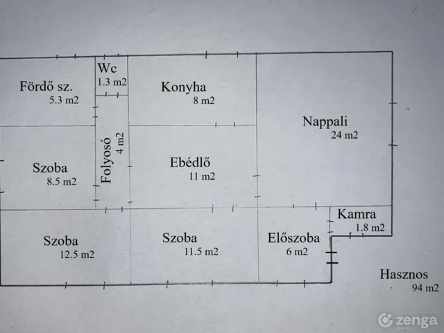 Eladó ház Püspökladány, Esze Tamás utca 33. 94 nm