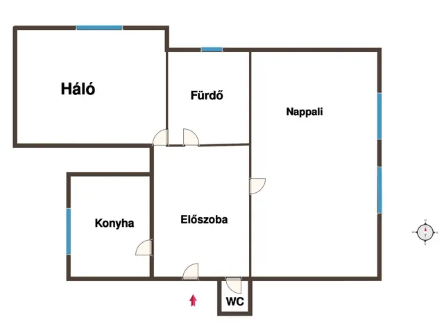 Eladó lakás Budapest XI. kerület, Kelenföld, Györök utca 55 nm