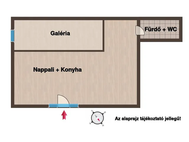 Eladó lakás Budapest VI. kerület, Nagykörúton belüli terület 19 nm
