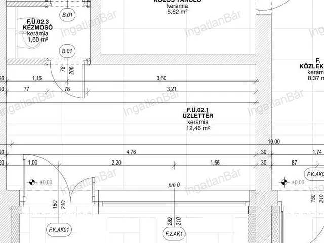 Eladó kereskedelmi és ipari ingatlan Nyíregyháza, Belváros 15 nm