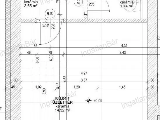 Eladó kereskedelmi és ipari ingatlan Nyíregyháza, Belváros 21 nm