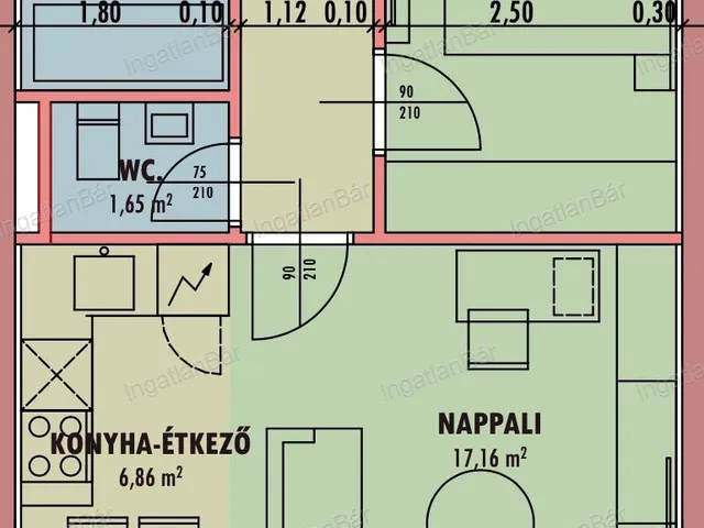 Eladó lakás Nyíregyháza 46 nm