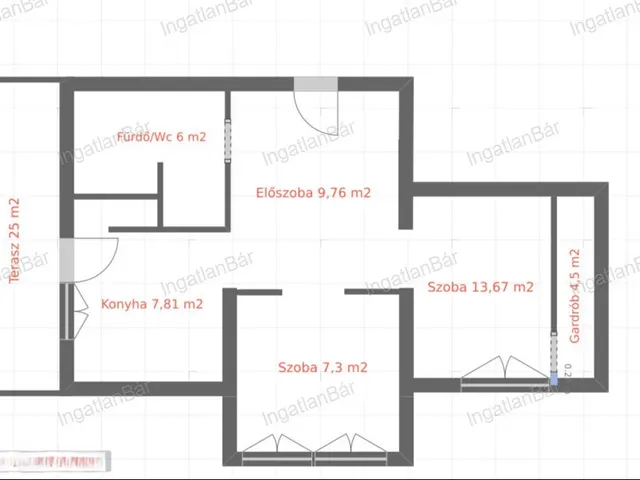 Eladó lakás Sajószentpéter 52 nm