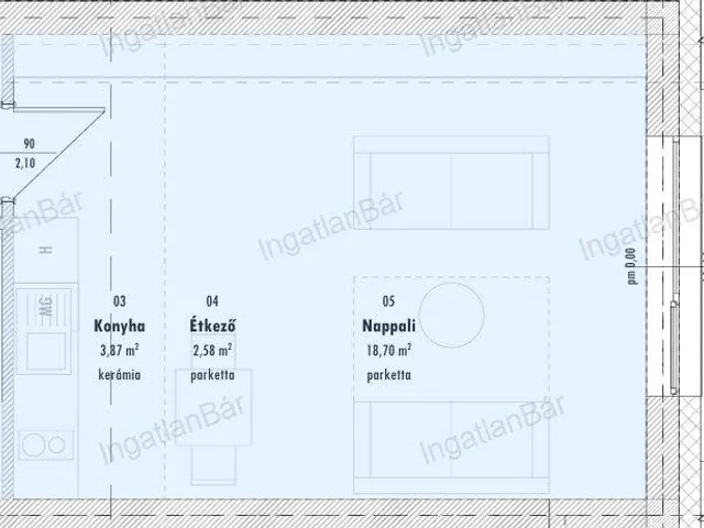 Eladó lakás Nyíregyháza 37 nm