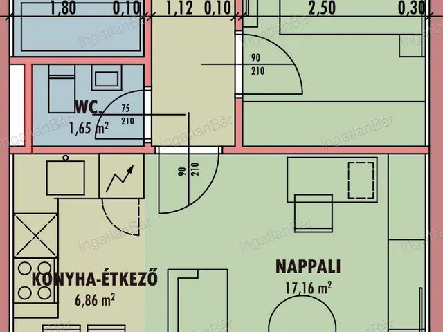 Eladó lakás Nyíregyháza 46 nm
