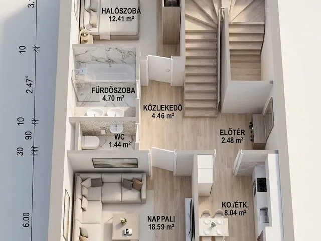 Eladó lakás Nyíregyháza 58 nm