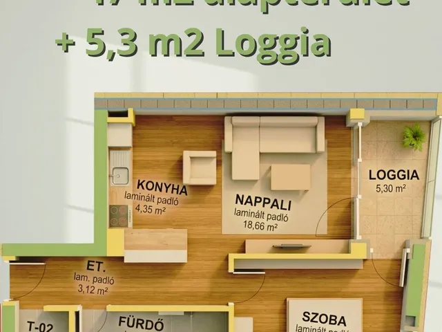 Eladó lakás Debrecen 47 nm