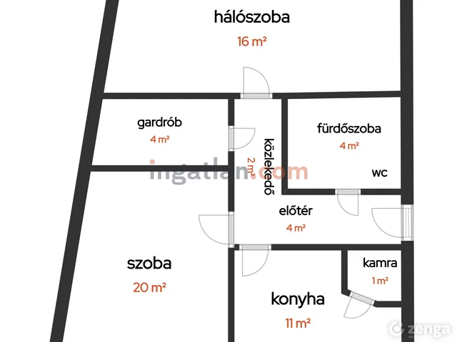 Eladó lakás Budapest XIV. kerület, Herminamező 62 nm