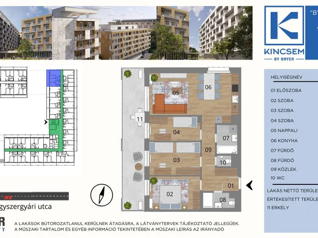 Eladó lakás Budapest X. kerület, Felsőrákos 82 nm