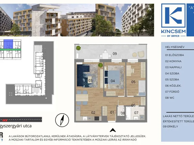 Eladó lakás Budapest X. kerület, Felsőrákos 62 nm