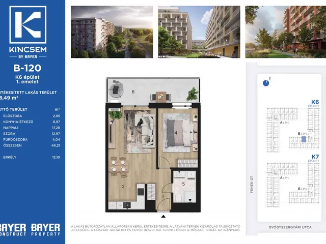 Eladó lakás Budapest X. kerület, Felsőrákos 46 nm