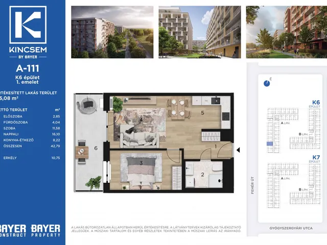 Eladó lakás Budapest X. kerület, Felsőrákos 43 nm