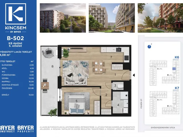 Eladó lakás Budapest X. kerület, Felsőrákos 51 nm