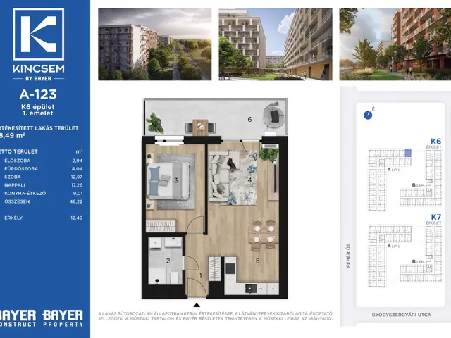Eladó lakás Budapest X. kerület, Felsőrákos 46 nm