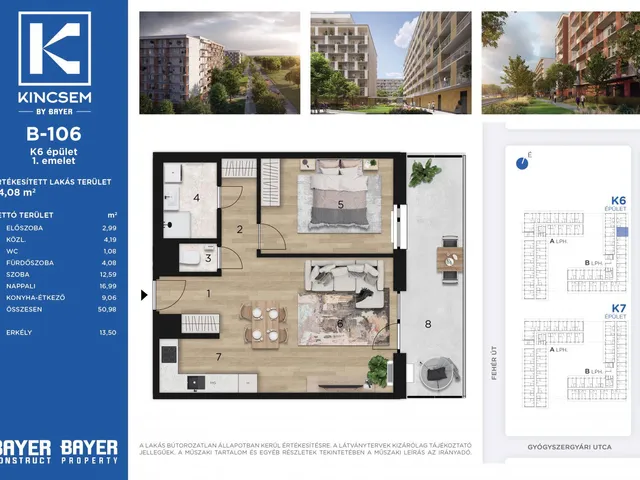 Eladó lakás Budapest X. kerület, Felsőrákos 51 nm