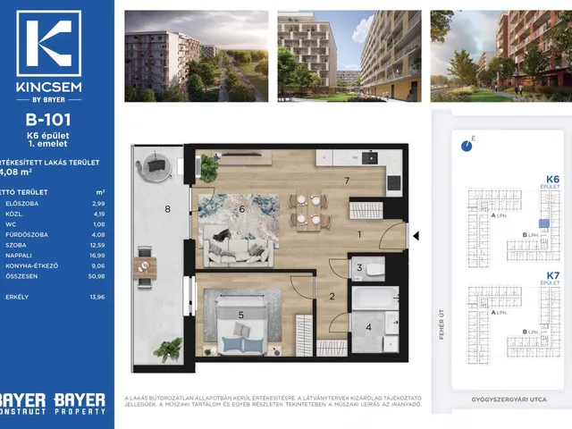 Eladó lakás Budapest X. kerület, Felsőrákos 51 nm