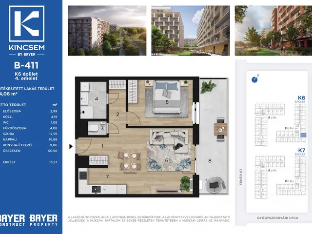 Eladó lakás Budapest X. kerület, Felsőrákos 51 nm