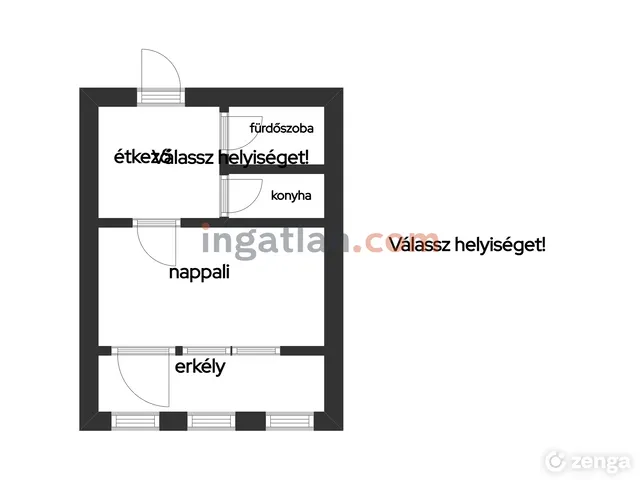 Eladó lakás Budapest III. kerület, Békásmegyer 32 nm