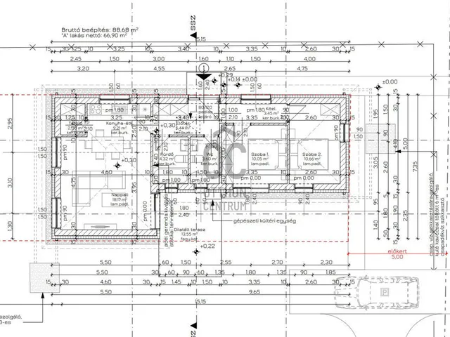 Eladó ház Dánszentmiklós 67 nm