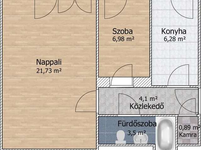 Eladó lakás Cegléd 45 nm