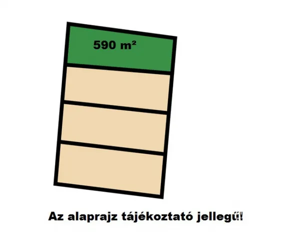 Eladó telek Makó 590 nm