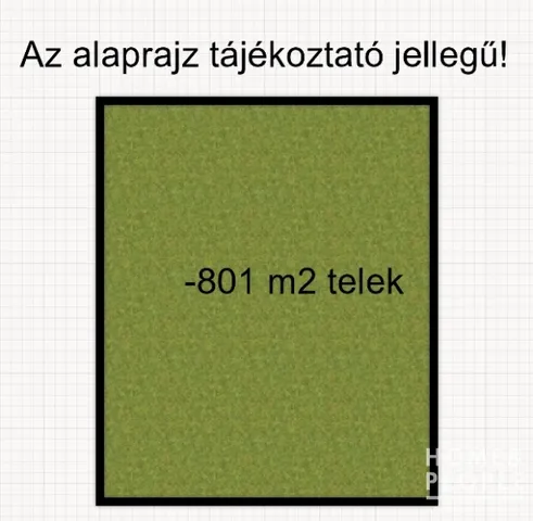 Eladó telek Balástya,  801 nm