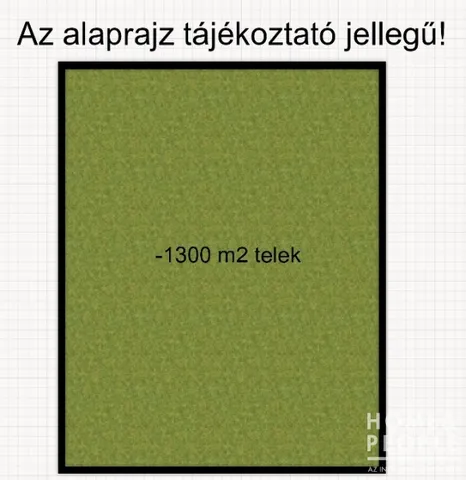 Eladó telek Szeged, Tápé 1300 nm