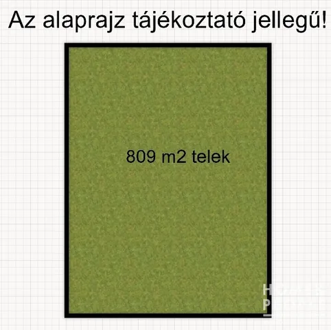 Eladó telek Kecskemét 809 nm