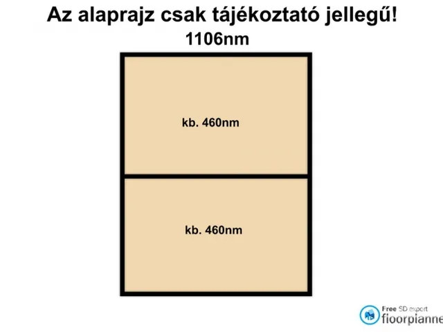 Eladó telek Mindszent 1106 nm