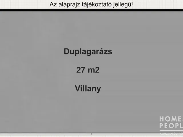 Eladó garázs Szeged, Alsóváros 27 nm