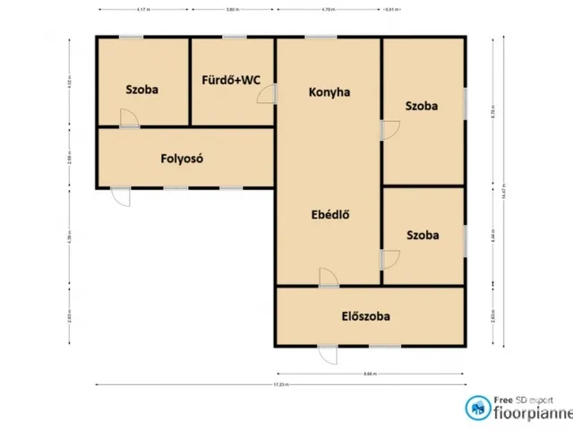 Eladó ház Békéssámson 80 nm