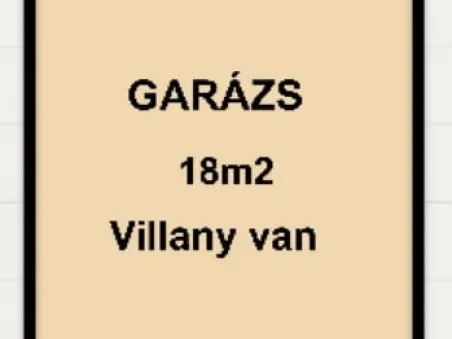 Eladó garázs Szeged, Újszeged 18 nm