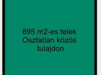 Eladó telek Szeged, Szőreg 895 nm