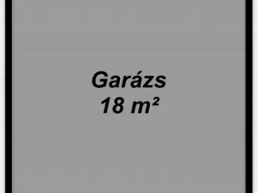 Eladó garázs Szeged, Kiskundorozsma 18 nm