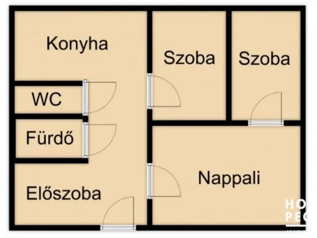 Eladó lakás Szeged, Északi városrész 53 nm